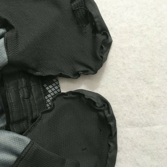 #85 Nike Dri Fit Running Walking Exercise Black Athletic Shorts Men's Size L - Picture 6 of 9